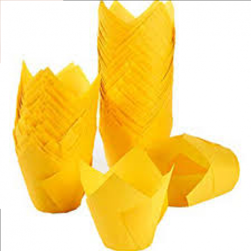 C/CAKE TULIP CUPS 165MM YELLOW 20'S C/CAKE TULIP CUPS 165MM YELLOW 20'S